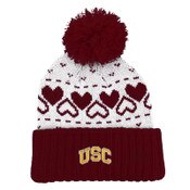 USC Trojans Arch Lovegood Hearts Beanie
